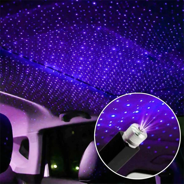 USB CAR ROOF PROJECTION STAR NIGHT LIGHT