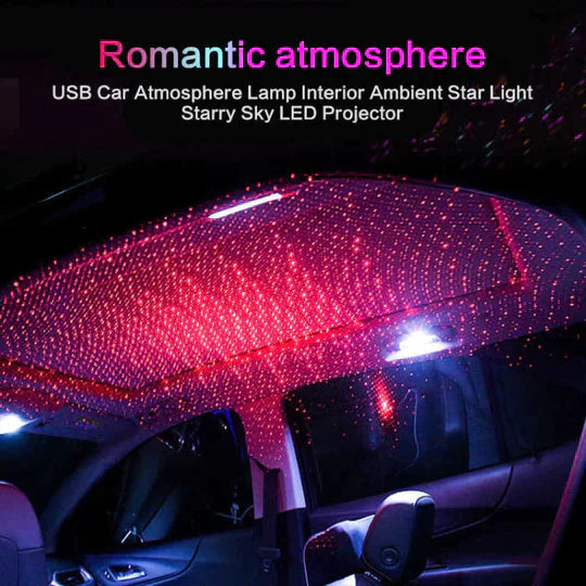USB CAR ROOF PROJECTION STAR NIGHT LIGHT