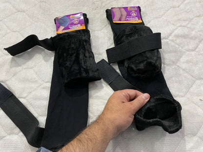 Knee Warmer Pads with straps for Men & Women