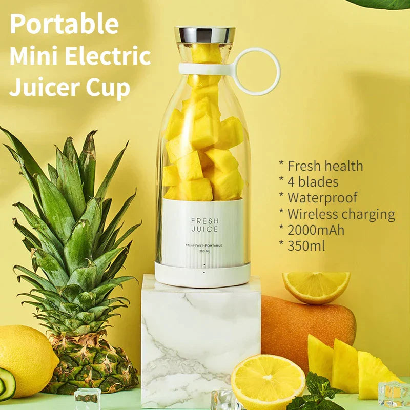 Mini Portable Electric Fruit Juicer: Blend On-The-Go