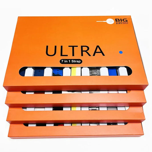 7 in 1 Strap Ultra Smart Watch (Random Colour Strap)