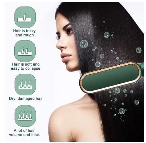 Professional 2-in-1 Hair Straightener Brush Set