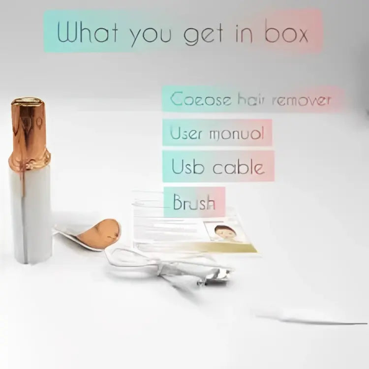 RECHARGEABLE FLAWLESS FACIAL HAIR REMOVER